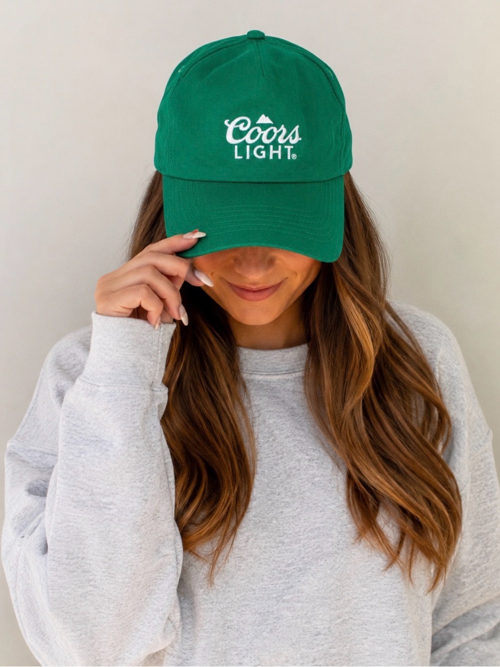 Coors Light Green Snapback Hat